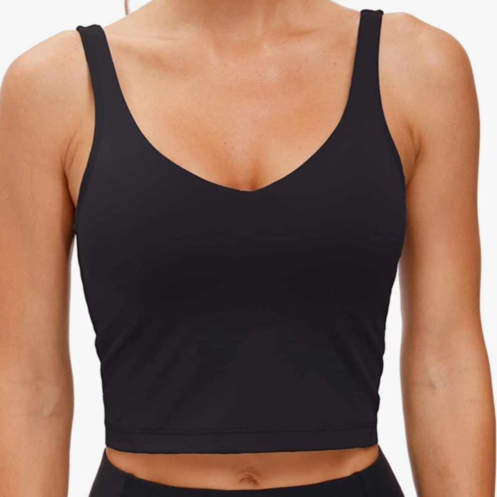 womens longline sports bra